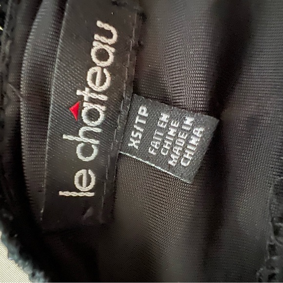 Crochet beaded embellished black tank top - Picture 4 of 5